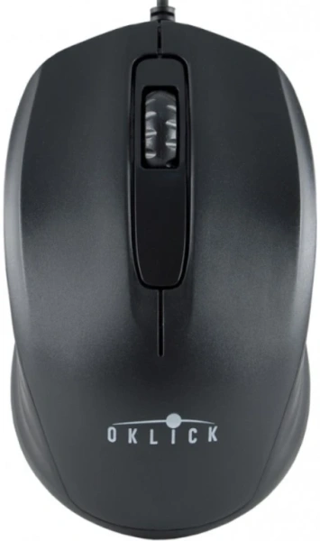 Купить мышь проводная oklick 195m [945621] черный