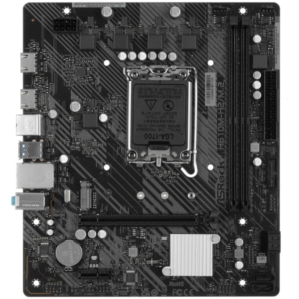 Купить материнская плата asrock h610m-h2/m.2