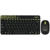 Купить клавиатура+мышь беспроводная logitech mk240 nano black черный