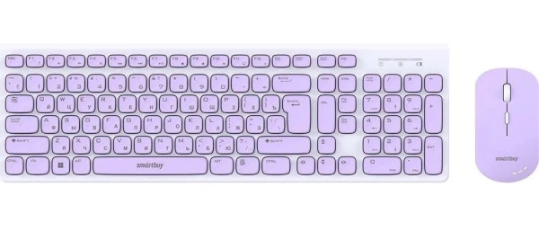Купить клавиатура+мышь беспроводная   smartbuy sbc-250288ag-wv белый