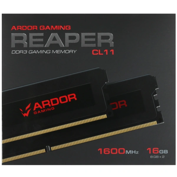 Купить оперативная память ardor gaming reaper [dgsb316gb1600c11dc] 16 гб