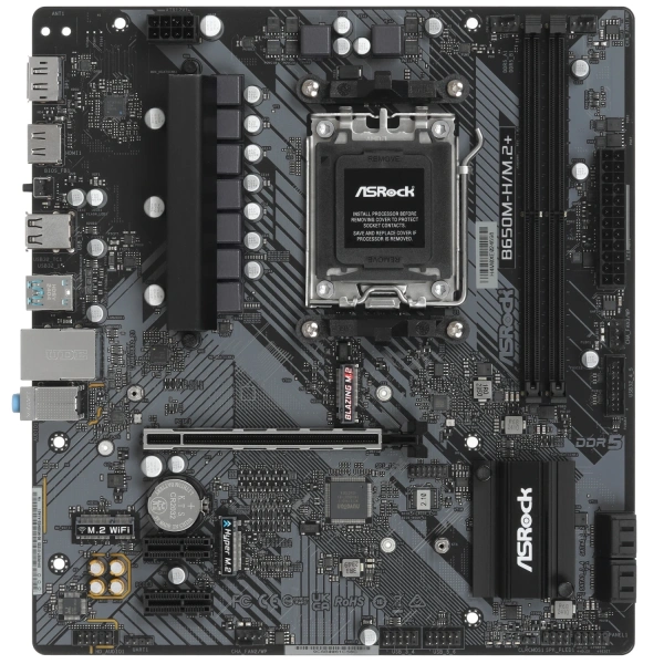 Купить материнская плата asrock b650m-h/m.2+