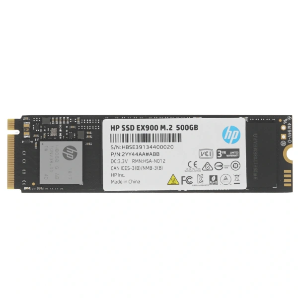 Купить 500 гб m.2 nvme накопитель hp ex900 [2yy44aa#abb]