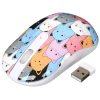 Купить мышь беспроводная dexp wm-311wu many cats  разноцветная