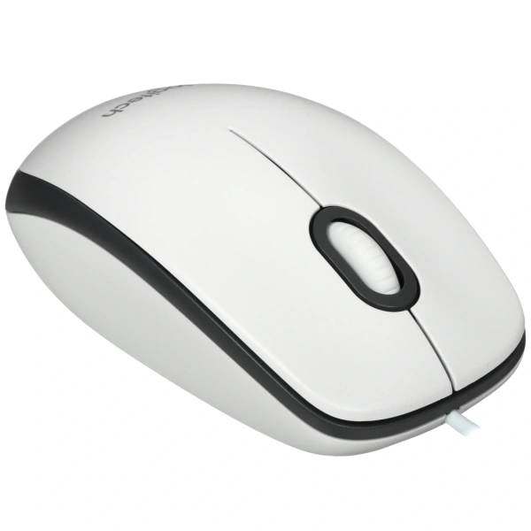 Купить мышь проводная logitech m100 [910-006764] белый