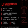 Купить 17.3" ноутбук ardor gaming neo g17-i7nd317 черный