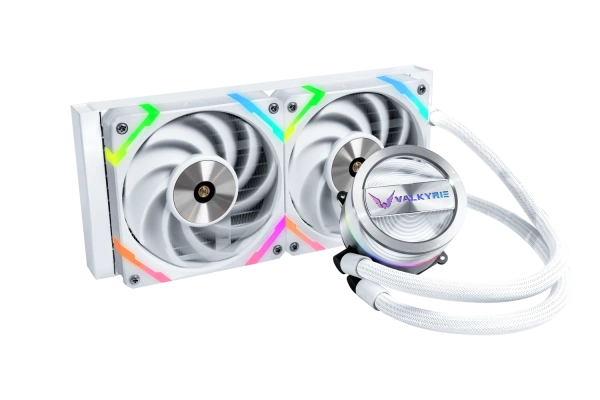Купить система охлаждения valkyrie dragonfang 240 silver white
