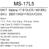 Купить 17.3" ноутбук msi katana 17 b13ucr-1491xru черный