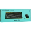Купить клавиатура+мышь беспроводная logitech mk240 nano black черный