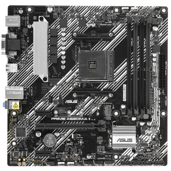 Купить материнская плата asus prime a520m-a ii/csm