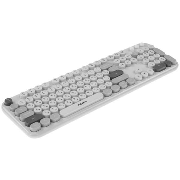 Купить клавиатура+мышь беспроводная   mofii smk-693m2ag белый 1600 dpi d