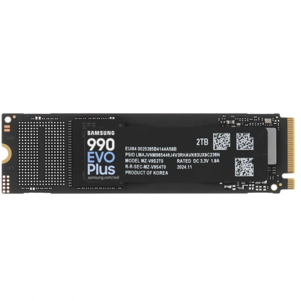 Купить 2000 гб m.2 nvme накопитель samsung 990 evo plus [mz-v9s2t0bw]