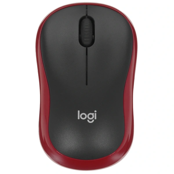 Купить мышь беспроводная logitech m185 red [910-002633] красный