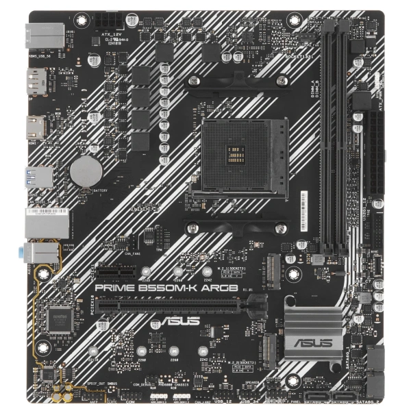 Купить материнская плата asus prime b550m-k argb
