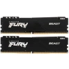 Купить оперативная память kingston fury beast black [kf436c17bbk2/16] 16 гб