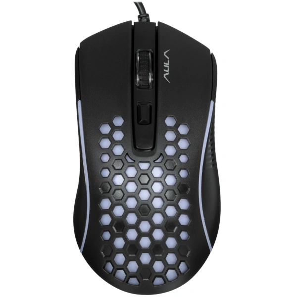 Купить мышь проводная aula s11 [80002157] черный