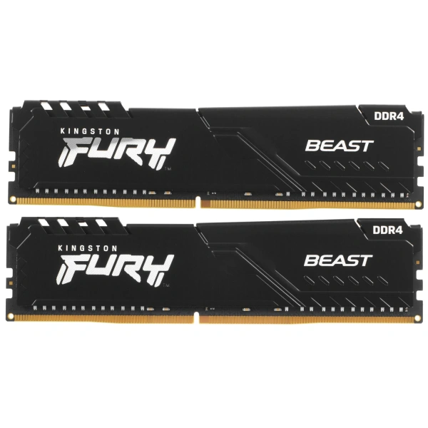Купить оперативная память kingston fury beast black [kf432c16bb1k2/32] 32 гб