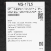 Купить 17.3" ноутбук msi gf76 katana 17 b12vfk-273ru черный