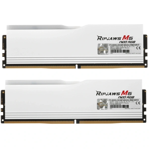 Купить оперативная память g.skill ripjaws m5 neo [f5-6000j3036f48gx2-rm5nrw] 96 гб
