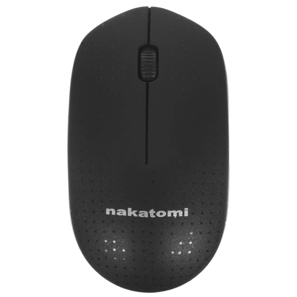 Купить мышь беспроводная nakatomi mron-02u  черный