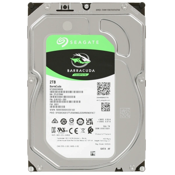 Купить 2 тб жесткий диск seagate barracuda [st2000dm008]