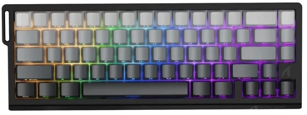 Купить клавиатура проводная + беспроводная attack shark x68he pro [asx68hepromoonlit]