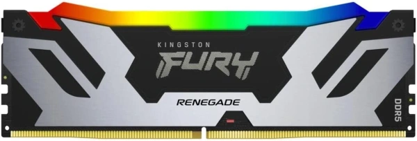 Купить оперативная память kingston fury renegade silver rgb [kf572c38rsa-16] 16 гб