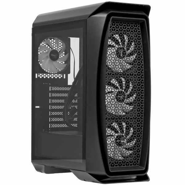 Купить корпус aerocool aero one frost [aero one frost-g-bk-v1] черный