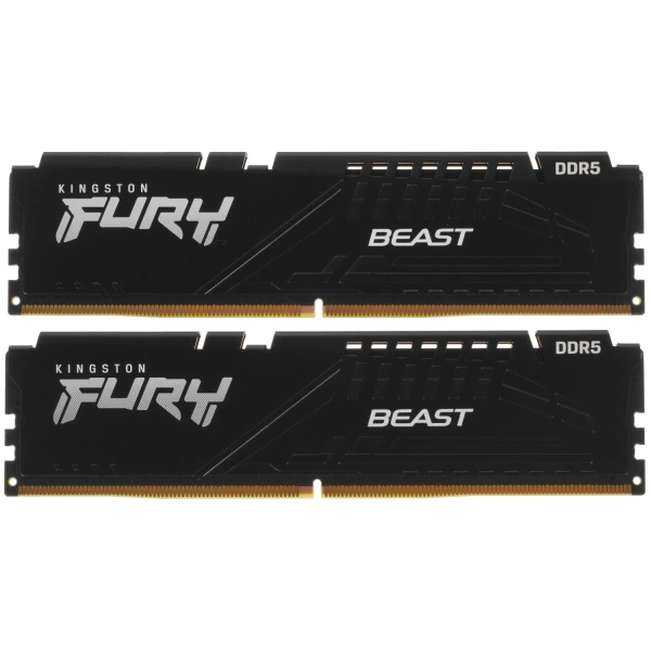 Купить оперативная память kingston fury beast black [kf556c40bbk2-16] 16 гб
