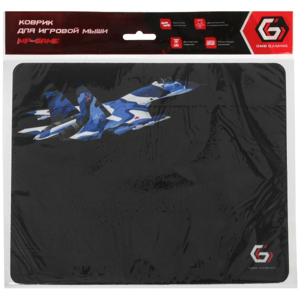 Купить коврик gembird mp-game8  черный