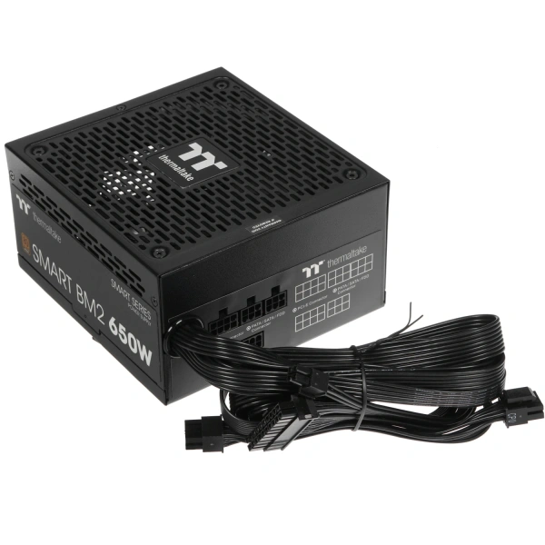 Купить блок питания thermaltake smart bm2 650w - tt premium edition [ps-spd-0650mnfabe-1] черный