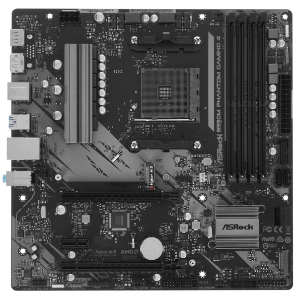 Купить материнская плата asrock b550m phantom gaming 4