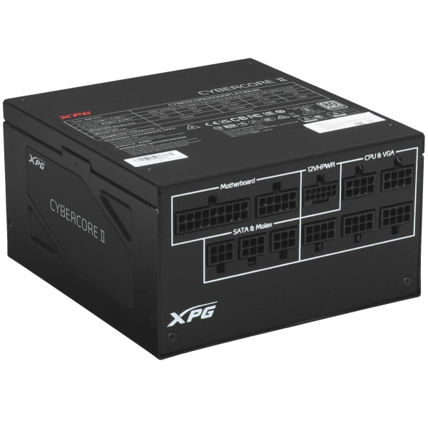 Купить блок питания adata xpg cyber core ii 1000w [cybercoreii1000p-bkceu] черный
