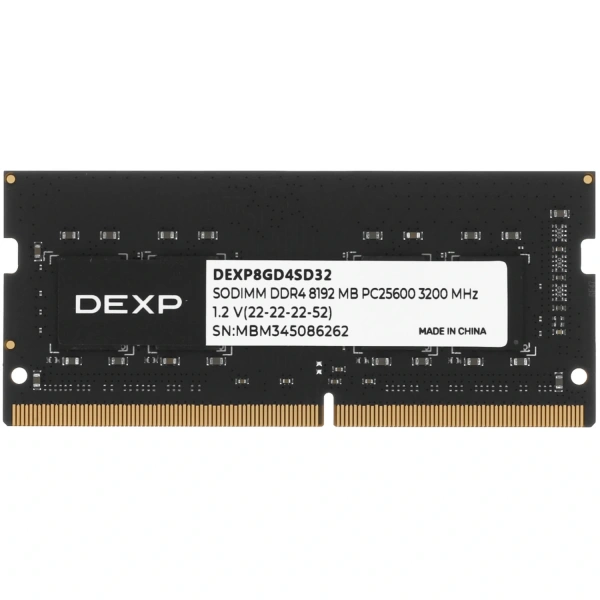 Купить оперативная память sodimm dexp [dexp8gd4sd32] 8 гб