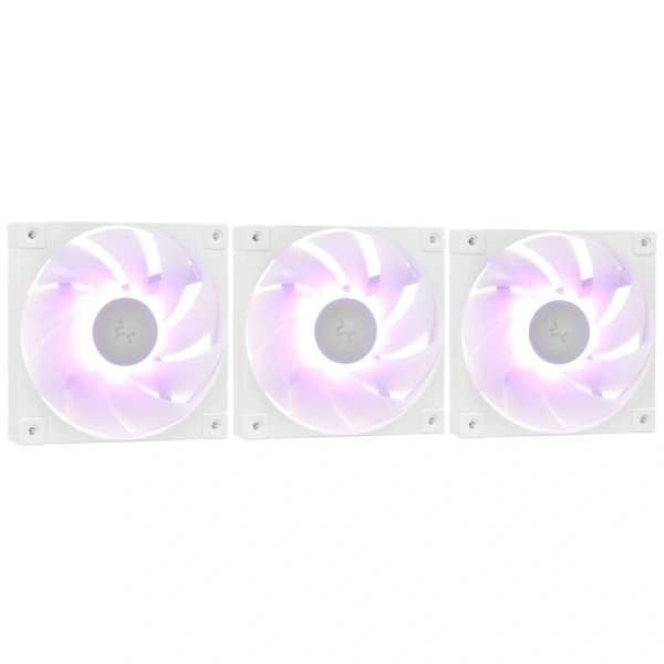 Купить комплект вентиляторов deepcool fd12 argb [fd12 argb 3-in-1 white]