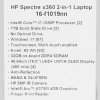 Купить 16" ноутбук hp spectre x360 16-f1019nn черный