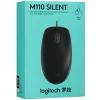 Купить мышь проводная logitech m110 silent [910-005502] черный