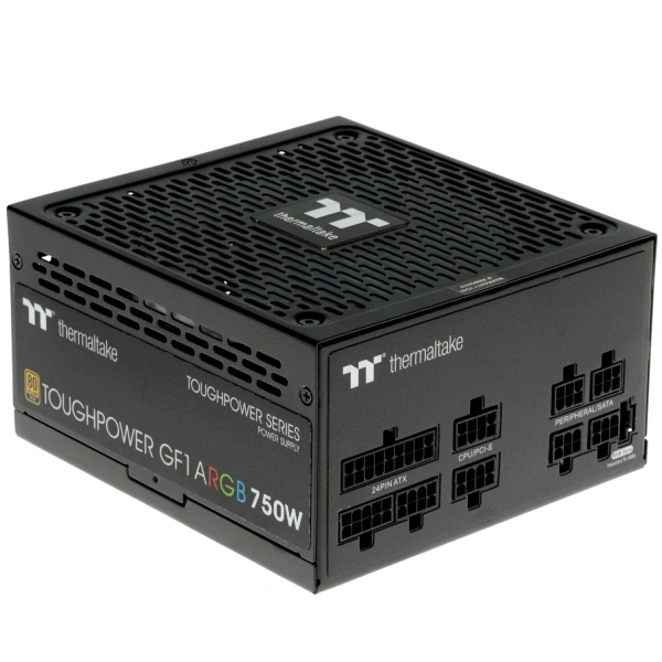 Купить блок питания thermaltake toughpower gf1 argb 750w [ps-tpd-0750f3fage-1] черный
