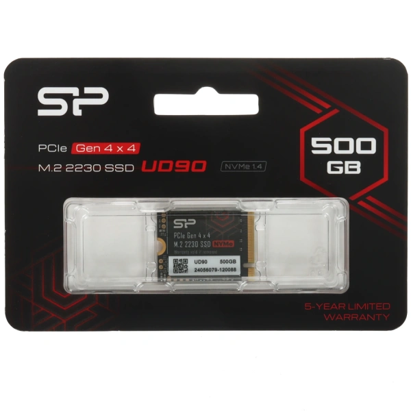 Купить 500 гб m.2 nvme накопитель siliconpower ud90 [sp500gbp44ud9007]