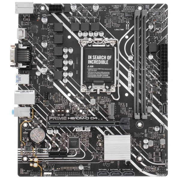 Купить материнская плата asus prime h610m-d d4