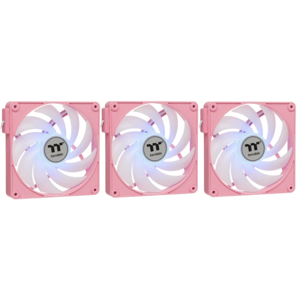 Купить комплект вентиляторов thermaltake ct140 ex argb sync pink [cl-f221-pl14pk-a]