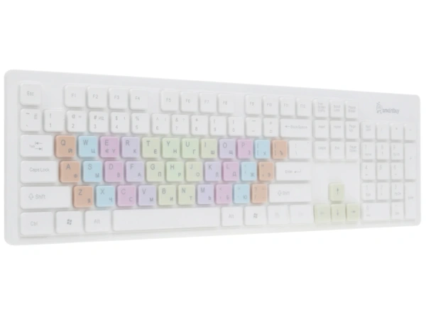 Купить клавиатура+мышь беспроводная   smartbuy sbc-218346ag-w белый