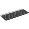 Купить клавиатура+мышь беспроводная   logitech slim wireless desktop mk470 черный