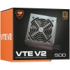 Купить блок питания cougar vte 500w v2 [cgr bs-500r] черный