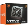 Купить блок питания cougar vte 600w v2 [cgr bs-600] черный