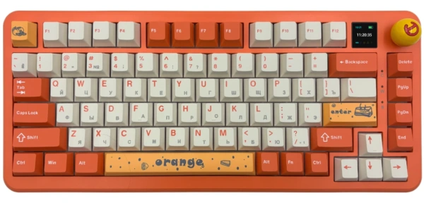 Купить клавиатура проводная + беспроводная ajazz ak820 max [me11-ak820max-3-rgb-diy-ms-ow]