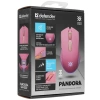 Купить мышь беспроводная defender pandora gm-502 [52501] розовый