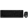Купить клавиатура+мышь беспроводная   a4tech fstyler fg1035 черный