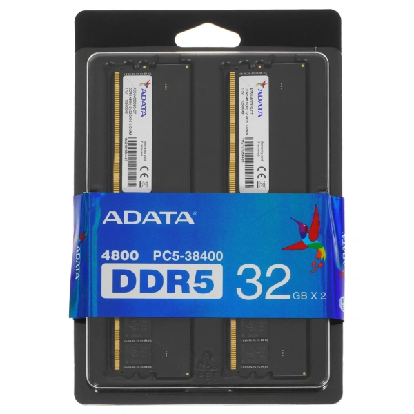 Купить оперативная память adata [ad5u480032g-dt] 64 гб