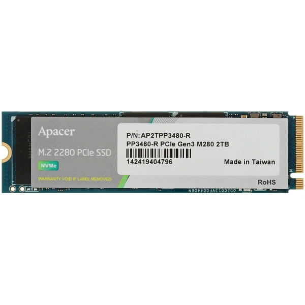 Купить 2000 гб ssd m.2 накопитель apacer pp3480 [ap2tpp3480-r]
